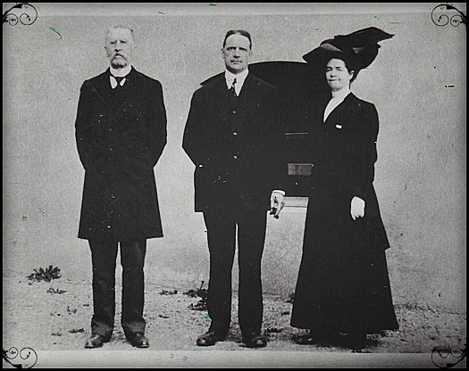 L- Dan Taylor daughter Emily cousin Walter Miller